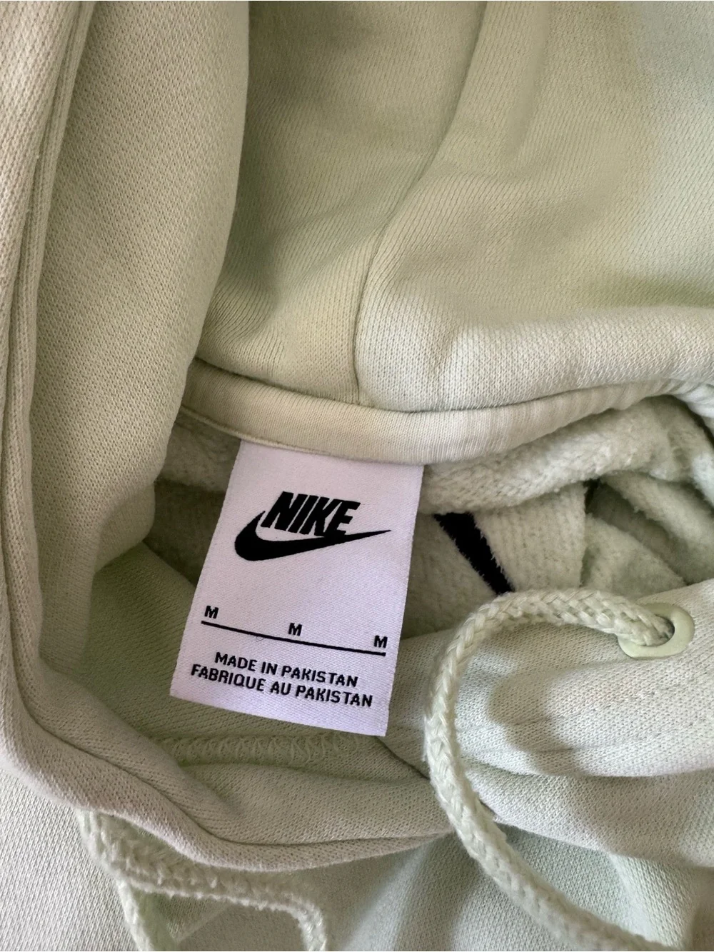 Custom Nike Pale Green Hoodie with Designs
